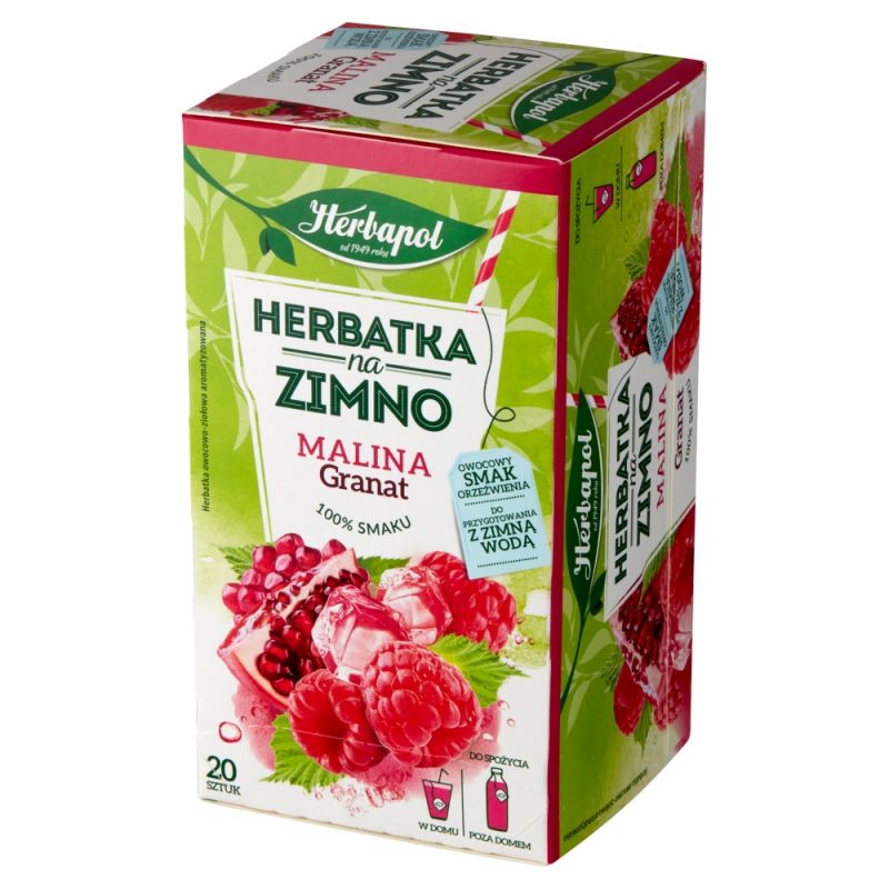 Herbapol Cold Brew Tea Raspberry & Pomegranate 20 bags