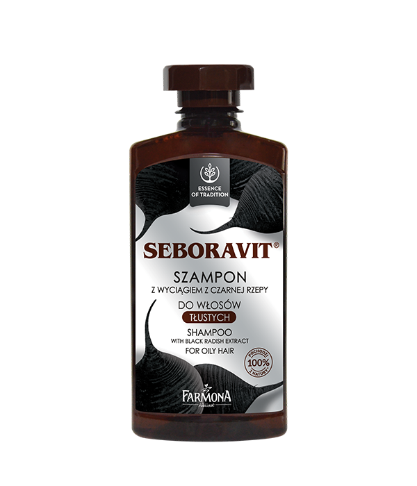 SEBORAVIT - Szampon z naturalnym ekstraktem z czarnej rzodkwi 330 ml