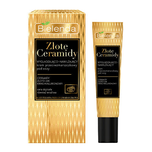 Bielenda Golden Ceramides Smoothing Moisturizing Anti-Wrinkle Eye Cream 15ml
