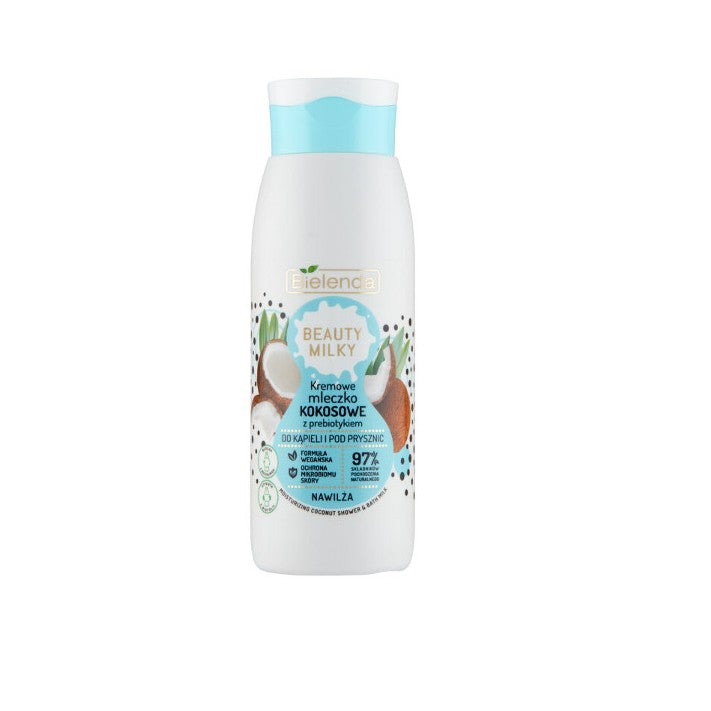 Bielenda Beauty Milky Coconut Milk With Probiotics Moisturizing Shower Milk 400ml