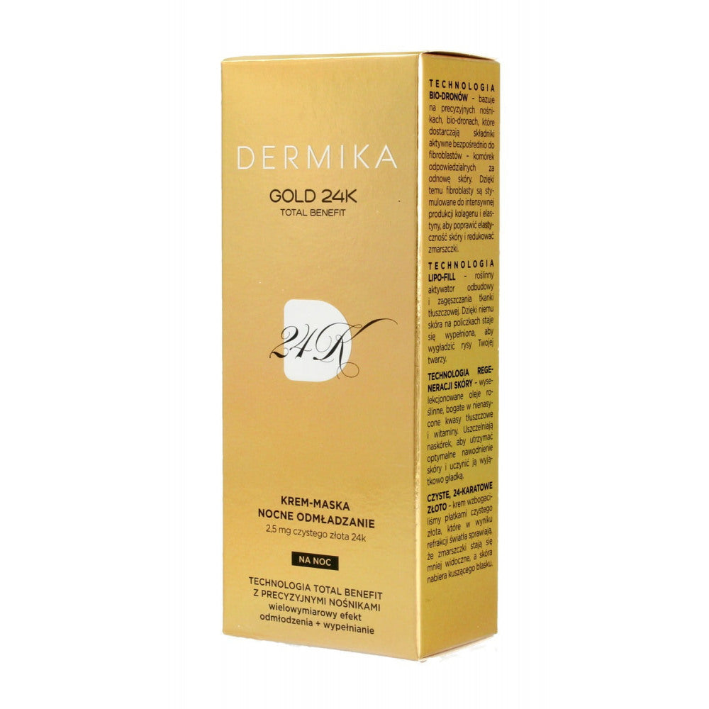 Dermika Night Cream Mask Rejuvenation 50 ml