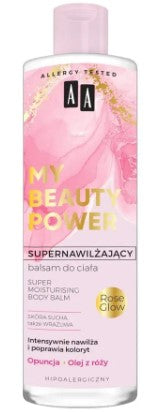 AA My Beauty Power Super Moisturizing Body Lotion Prickly Pear + Rose Glow 400ml