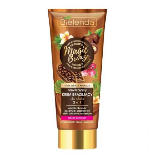 Bielenda Magic Bronze Bronzing Body Cream 2in1 Dark Skin Tones 200ml