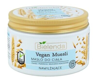 Bielenda Vegan Muesli Moisturizing Body Butter with Oats + Wheat + Coconut Milk 250ml