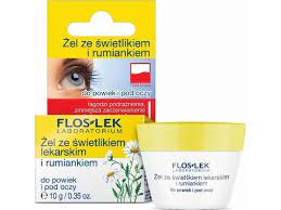 Flos-lek Lid & Under Eye Gel with Ryebright & Chamomile - Relief (10g)