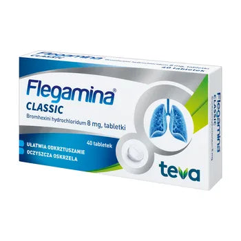 Teva Flegamina (Phlegamine) Classic 8mg (40 Tablets)