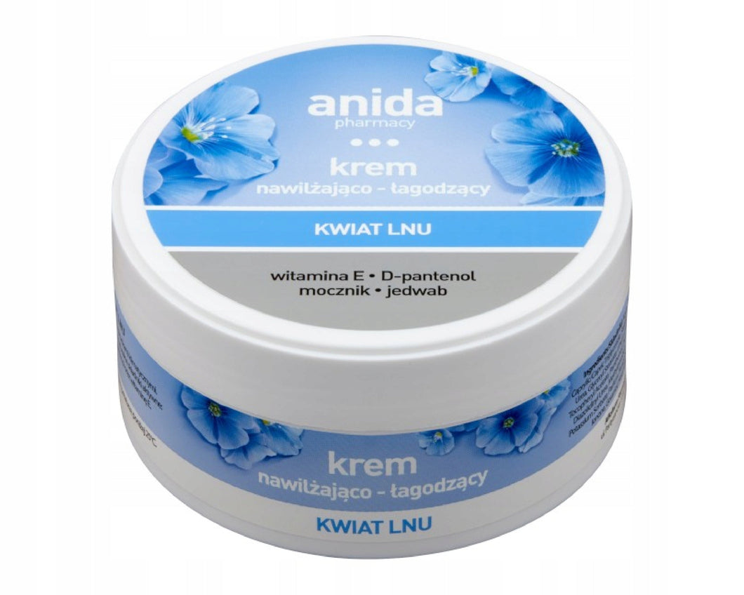 Anida Krem Nawilżająco-Kojący Z Kwiatem Lnu 125ml