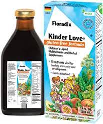 Floradix Kinder Love Children” Płynna multiwitamina i suplement ziołowy 8,5 oz