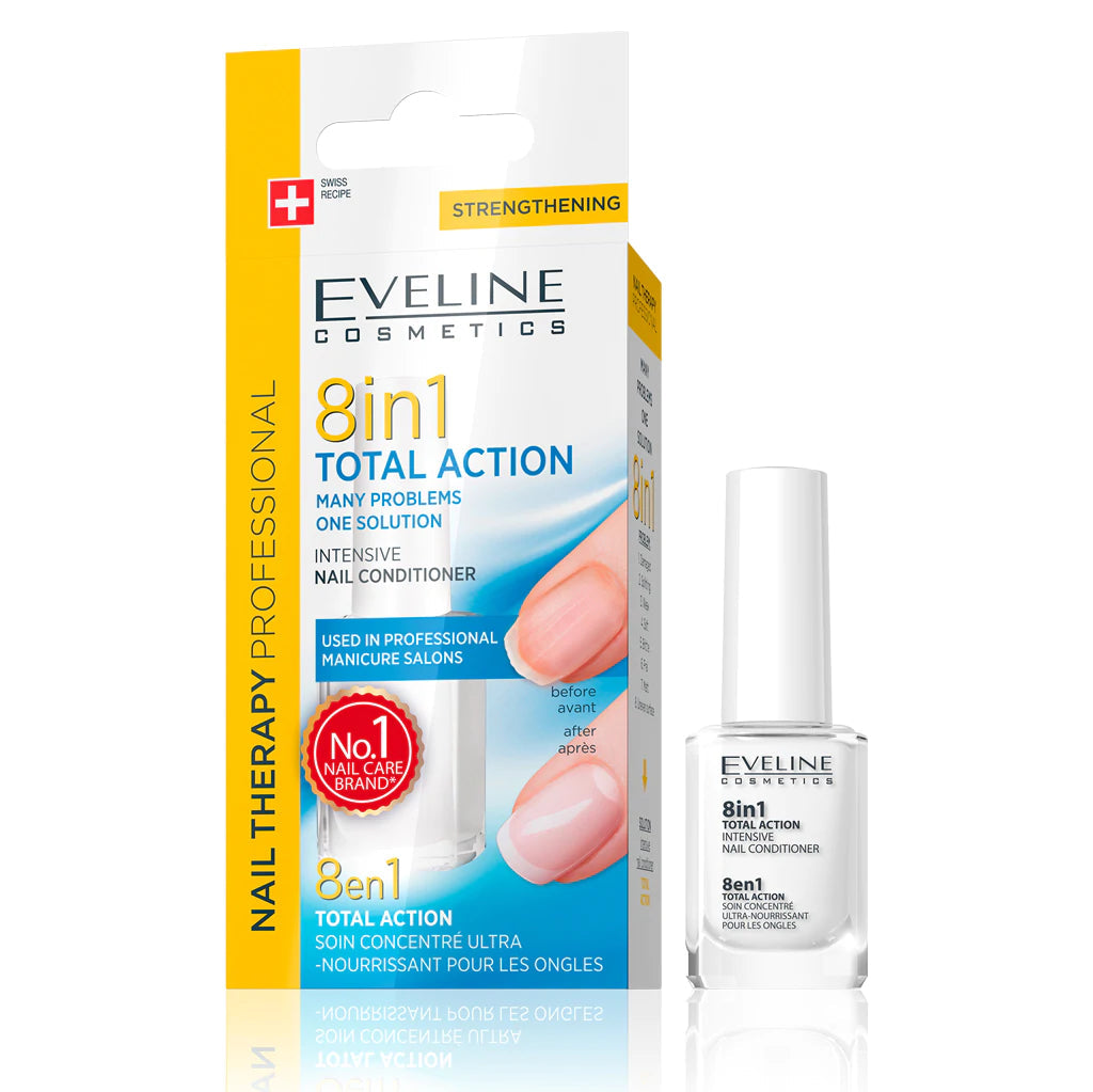 Eveline Total Action 8 in 1 Intensive Nail Conditioner (12 ml)