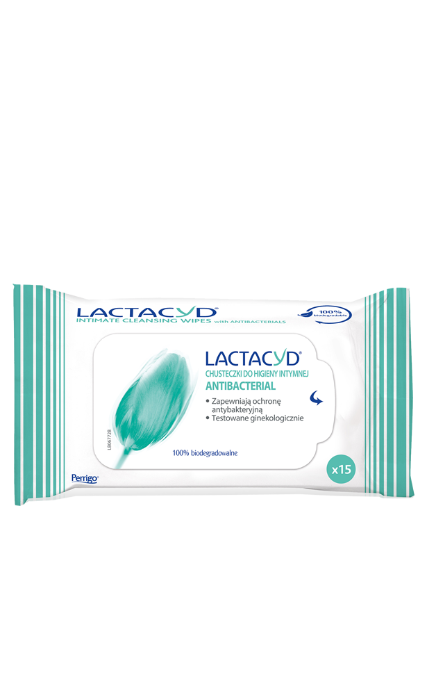 Lactacyd Antybakteryjne Chusteczki Do Higieny Intymnej 15szt