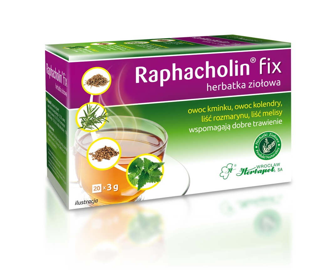 Herbapol Raphacholin Fix Herbata Ziołowa 20 torebek