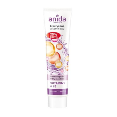 Anida Glycerin Nourishing Moisturizing Hand Cream with Vitamins A + E 125ml