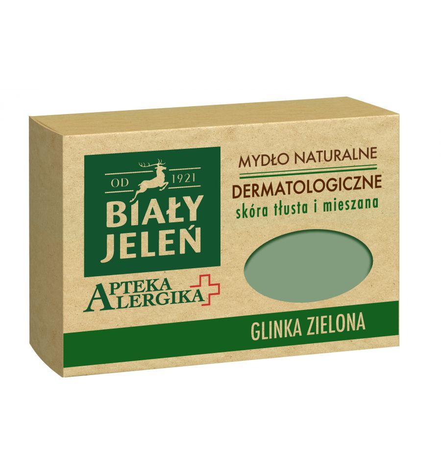 Bialy Jelen Dermatological Soap with Green Clay 125g
