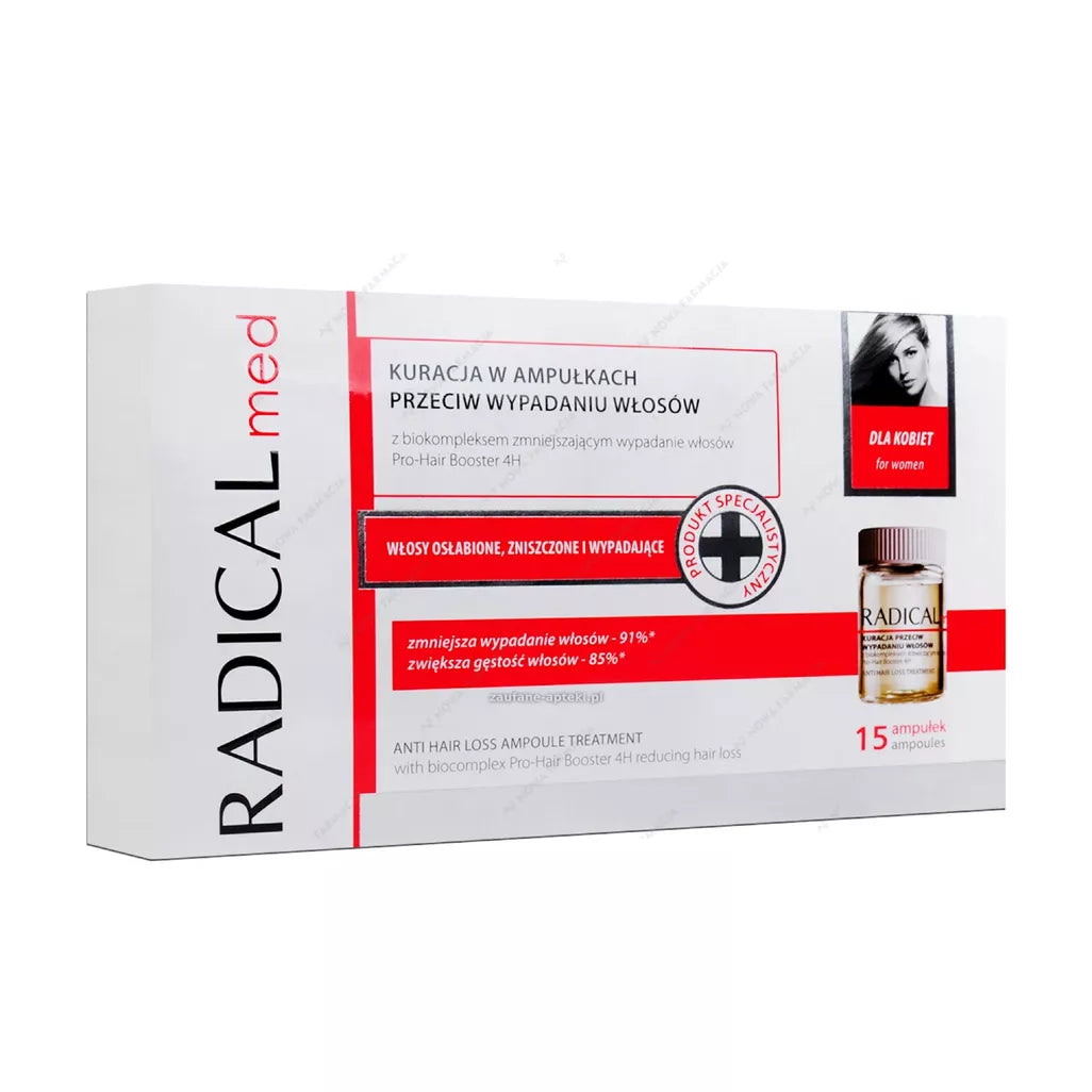 Farmona Radical Med 15 Ampułek Kuracja Przeciw Wypadaniu Włosów 75ml