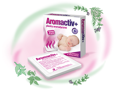 Aromactiv + Plastry Aromaterapeutyczne dla Niemowląt i Dzieci 5szt