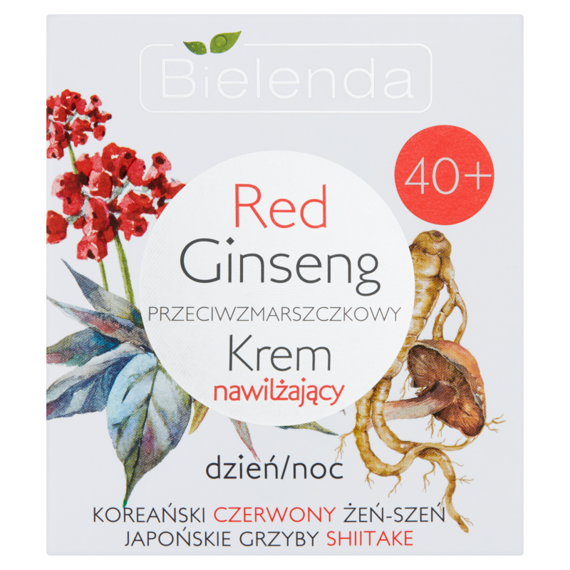 Bielenda Red Ginseng 40+Moisturising Anti Wrinkle Day Night Cream 50ml