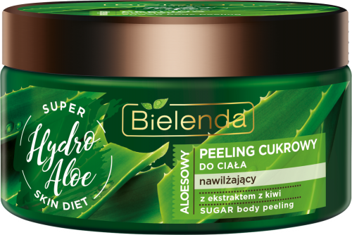 Bielenda Super Skin Diet Hydro Aloe Moisturizing Body Sugar Scrub 350ml
