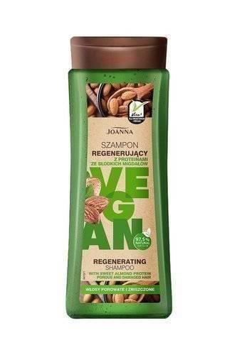 Joanna Vegan Szampon Regenerujacy z Proteinami Ze Slodkich Migdalow - Damaged Hair 300ml