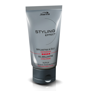 Joanna Hair Styling Effect Ekstra Mocny Żel Brylantowy z Filtrem UV 150ml