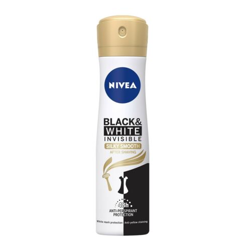 Nivea Black & White Invisible Silky Smooth Antyperspirant w sprayu 150ml