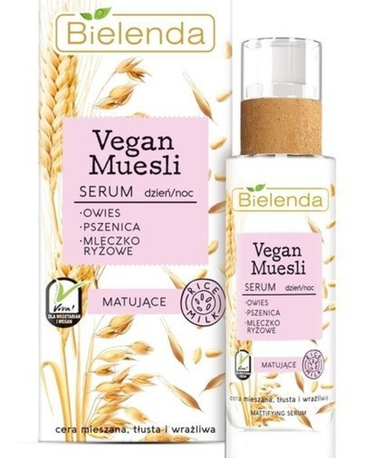 Bielenda Vegan Muesli Serum Matujące Dzień/Noc 30ml